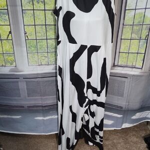 SHEIN Black and White Jumpsuit